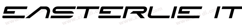 Easterlie Italic字体转换